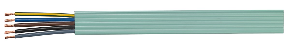 Câble plat power B2ca san-hal 5x2.50 - LNPE vtc 0.6/1kV HD 308 S2