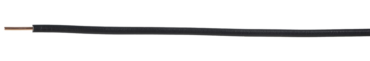 Fil T Eca 6 PVC noir - 450/750V H07V-U