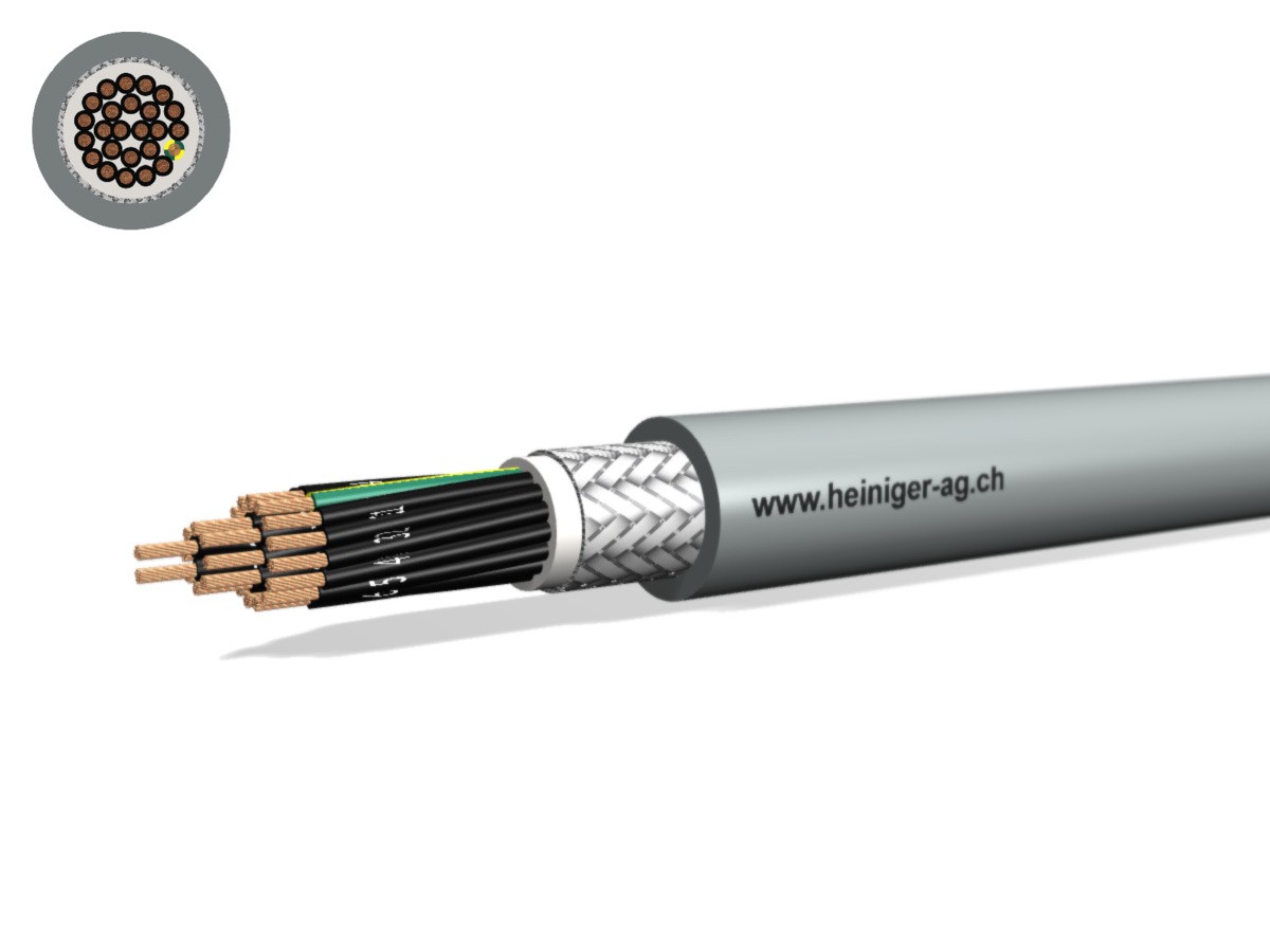 TT-flex Eca PVC C 25x0.75 JZ num gr - 300/500V