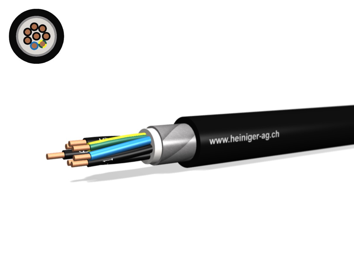 NN-CLN FE05B2 B2ca 8x1.50 LNPE sw - hal-frei armiert 90°C 0.6/1kV