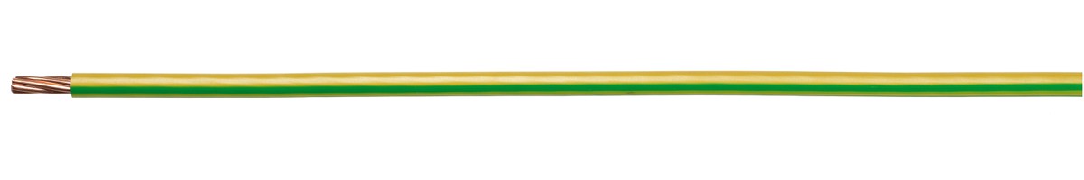 Corde Dca san-hal 25 jaune-vert - 450/750V 70°C H07Z1-R