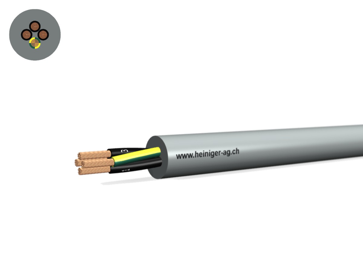 TT-flex Eca PVC 4x0.50 JZ num gr - 300/500V