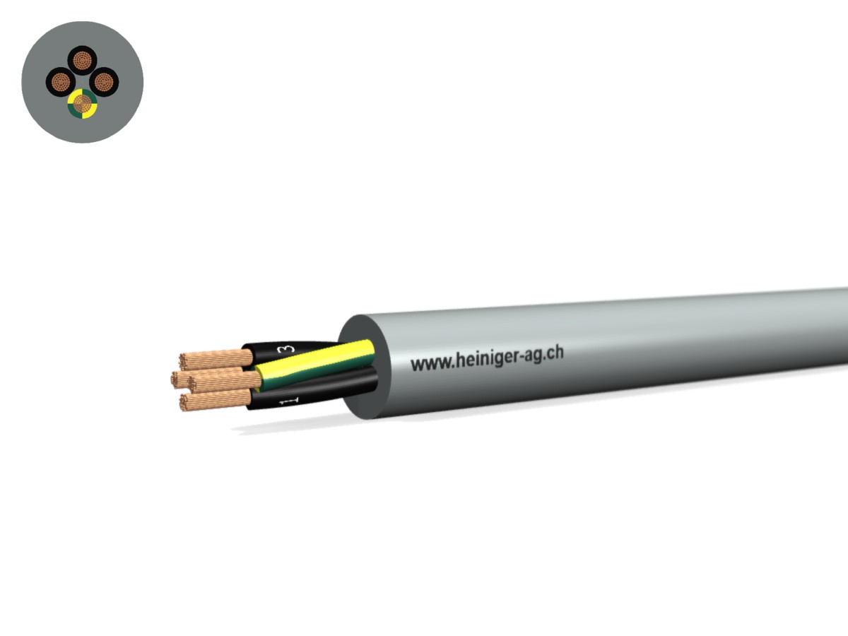 TT-flex Eca PVC 4x0.75 JZ num gr - 300/500V