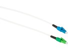 FTTH - Patchkabel, LC APC - LC PC - 9/125 G657.A2, simplex weiss, L= 15m