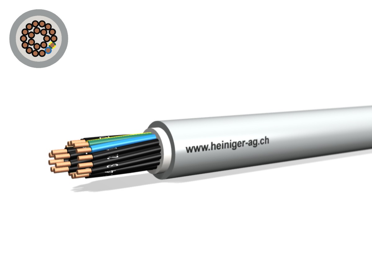 Câble FE0D Dca san-hal 21x1.50 LNPE - non propag. de flamme grc 0.6/1kV