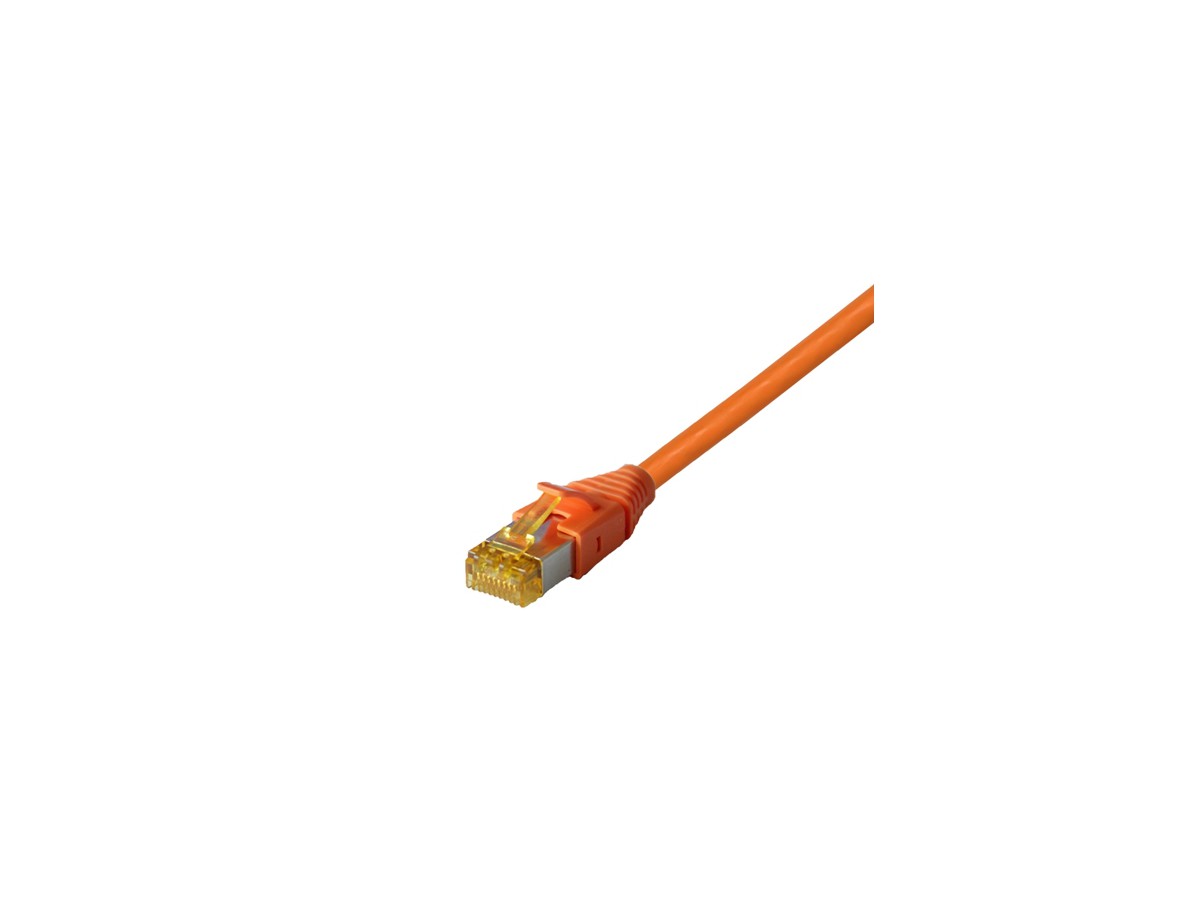 H-LINE Patch 4P S/FTP 1:1 RJ45 1.5m - Kat.6A Kabel/TLP Haube hal-frei orange
