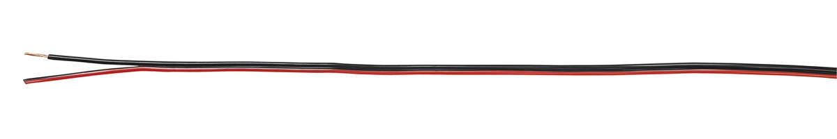 Lautsprecher-Kabel FE0 Eca flex 2x1.50 - sw/sw-rt hal-frei flammwidrig