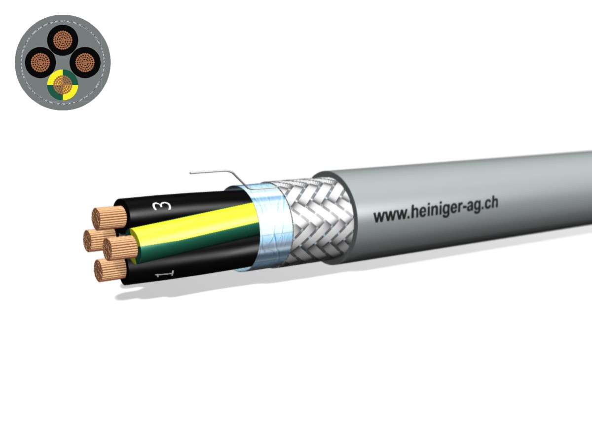 Steuerkabel Cca-flex C 4x35 JZ gr - LiH(St)CH hal-frei 0.6/1kV EN 50399