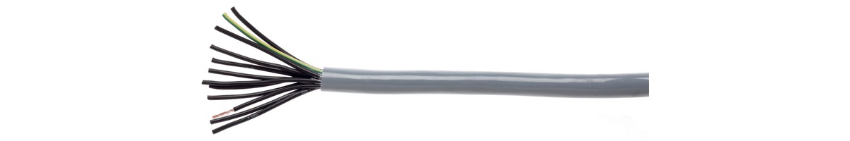 Câble PVC-PUR 2x1.00 OZ num gr - 300/500V