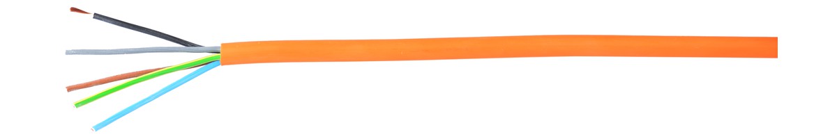 Sicherheitskabel FE180 flex 5x1.50 LNPE - hal-frei flammwidrig or