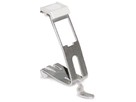 Unilan Hutschienenadapter 1xRJ45 metall - für Keystone, mit Beschriftungsfeld