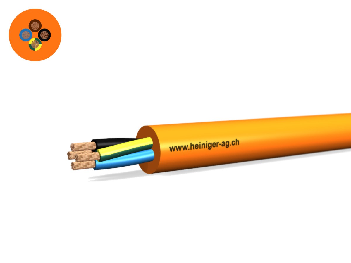 Câble PUR-PUR Fca 4x1.50 LNPE or N1QQ-F - 0.6/1kV HD 308 S2