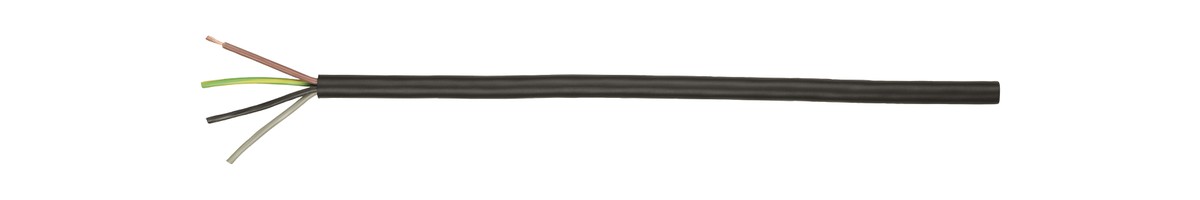 Gdv Anschluss-Kabel 5G35 LNPE sw - RAL9005 H07RN8-F 450/750V verstärkt