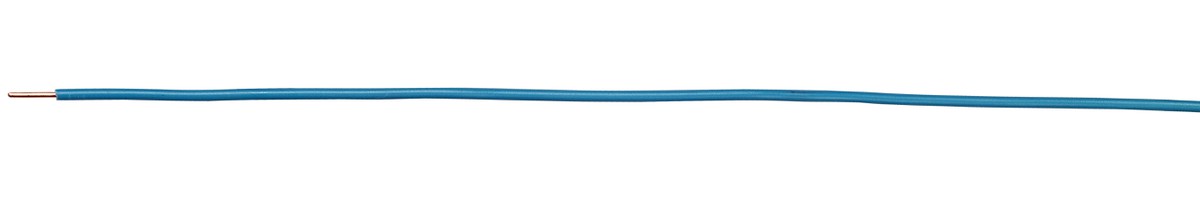 Fil T Eca 6 PVC bleu clair - 450/750V H07V-U