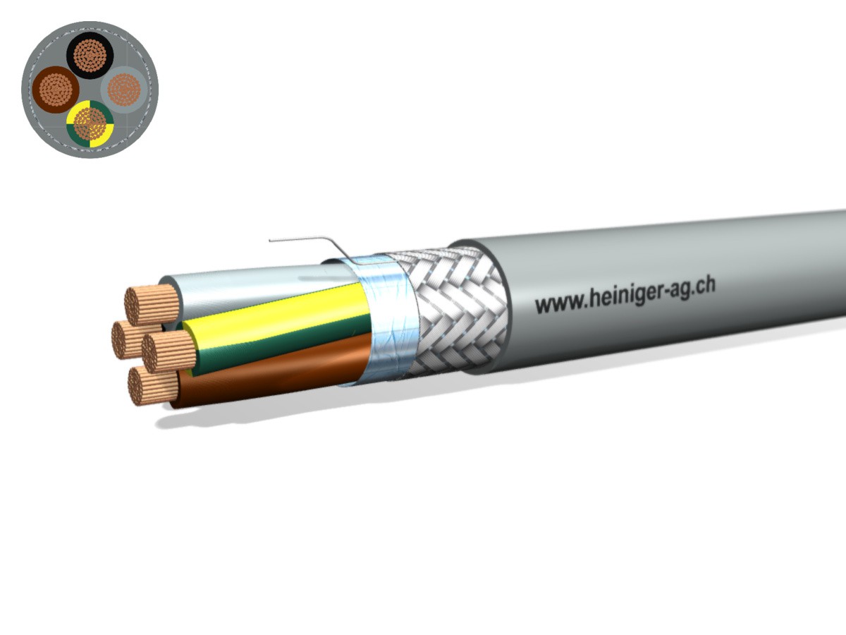 Steuerkabel Eca-flex C 4x70 JB gr - Li2X(St)CH hal-frei 0.6/1kV