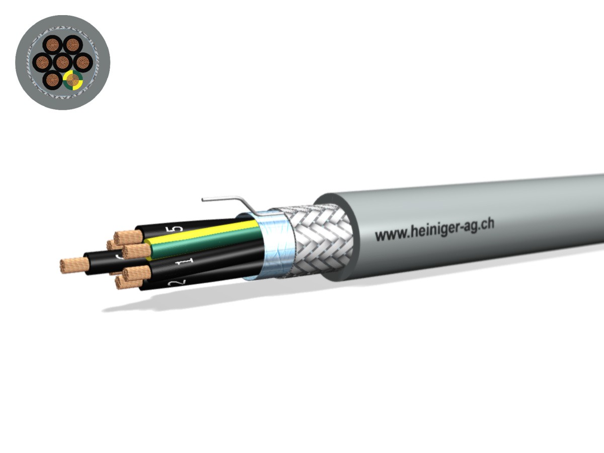 Câble commande Cca-flex C 7x4 JZ gr - LiH(St)CH san-hal 0.6/1kV EN 50399