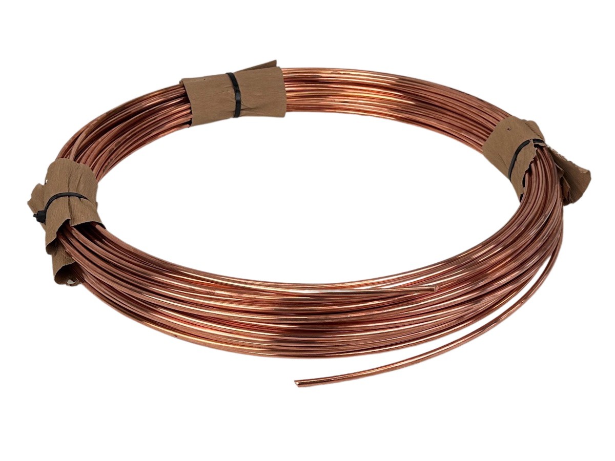 Kupferdraht blank Cu-W6 weich 6mm rund - Cu-ETP