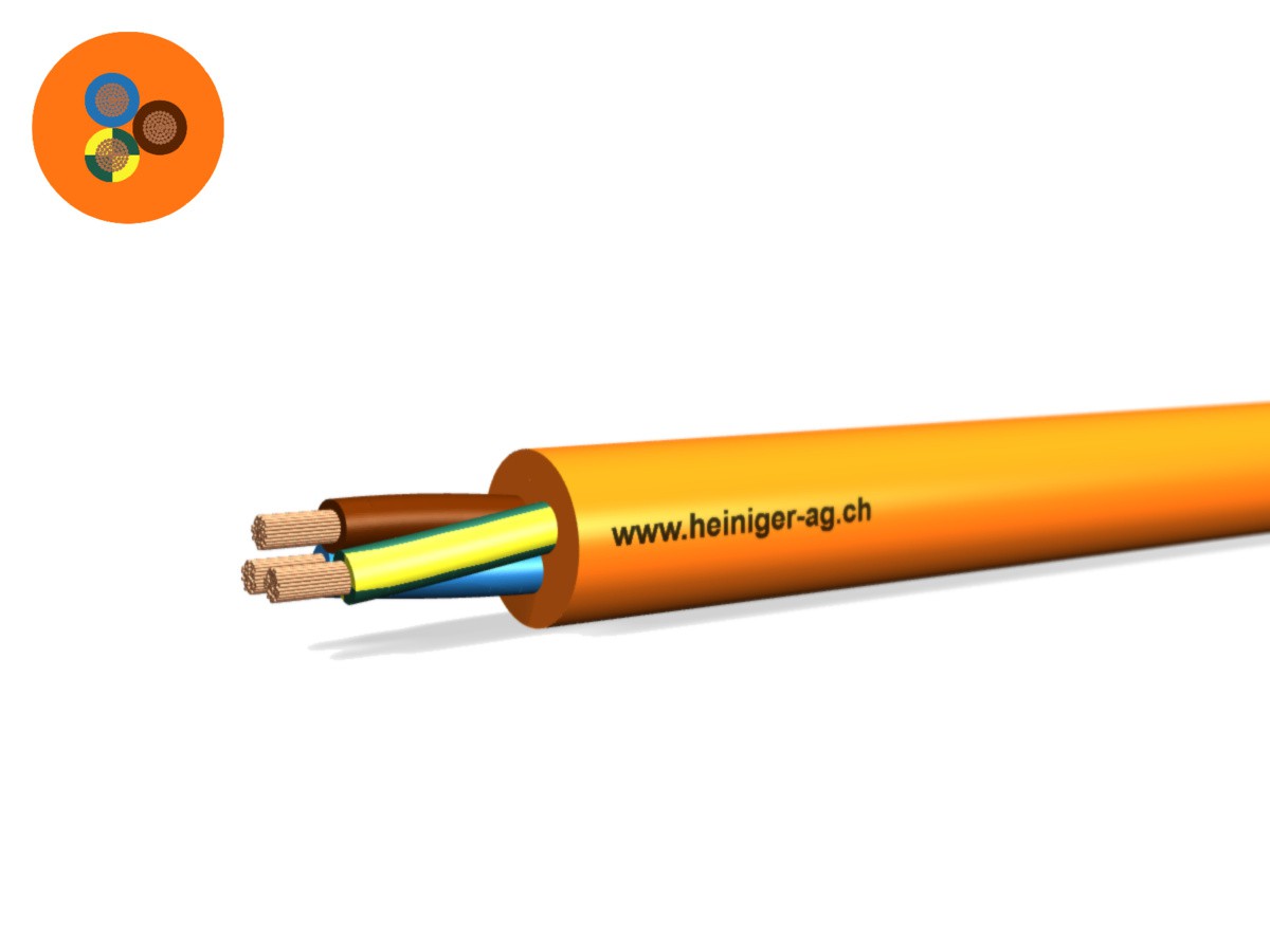 EPR-PUR Kabel 3G2.50 LNPE or H07BQ-F - 450/750V HD 308 S2