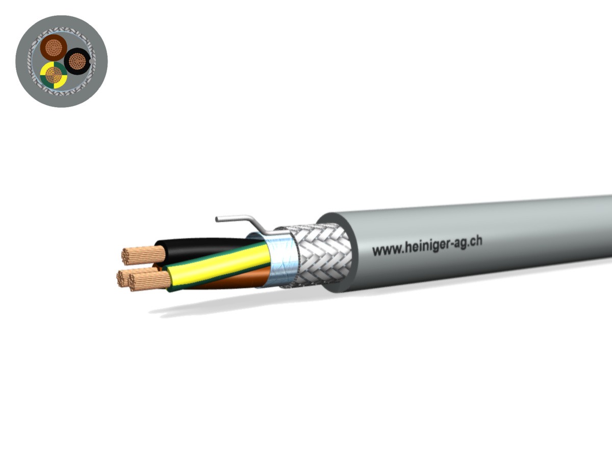 Steuerkabel Cca-flex C 3x2.50 JB gr - LiH(St)CH hal-frei 0.6/1kV EN 50399