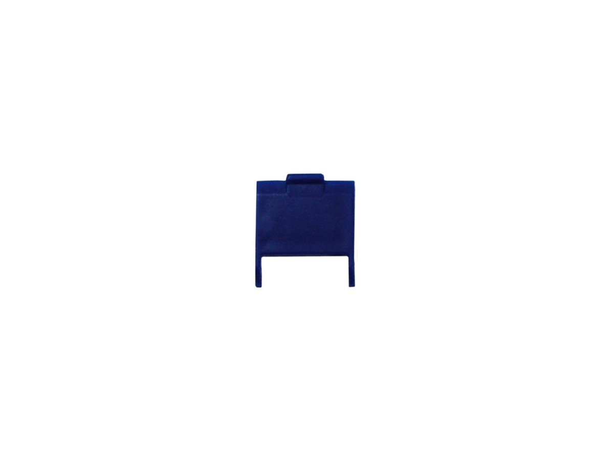 Unilan Staubschutzklappe blau - für MS-K Kat.6A Module, Set à 25 Stk.