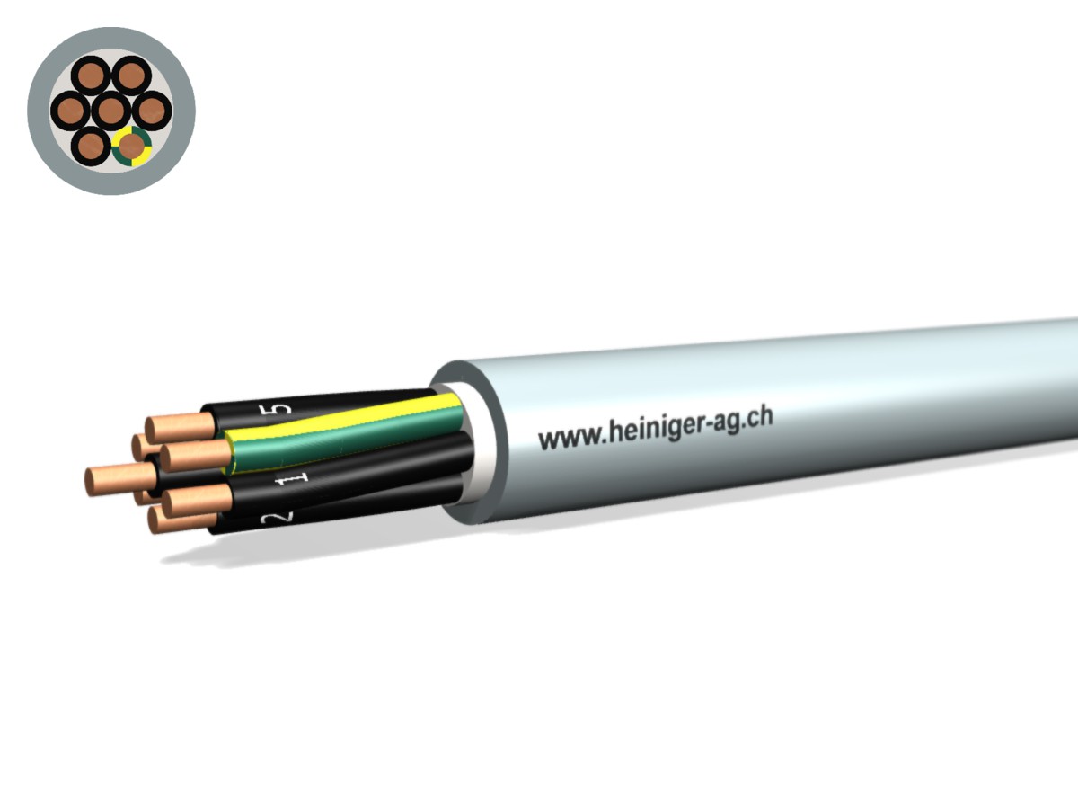 FE05C câble Cca san-hal 7x4 LPE gr - 0.6/1kV 90°C EN50399