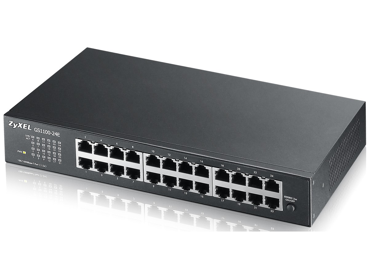 ZyXEL GS-1100-24E v3, Switch L2 - unmanaged, 24x10/100/1000