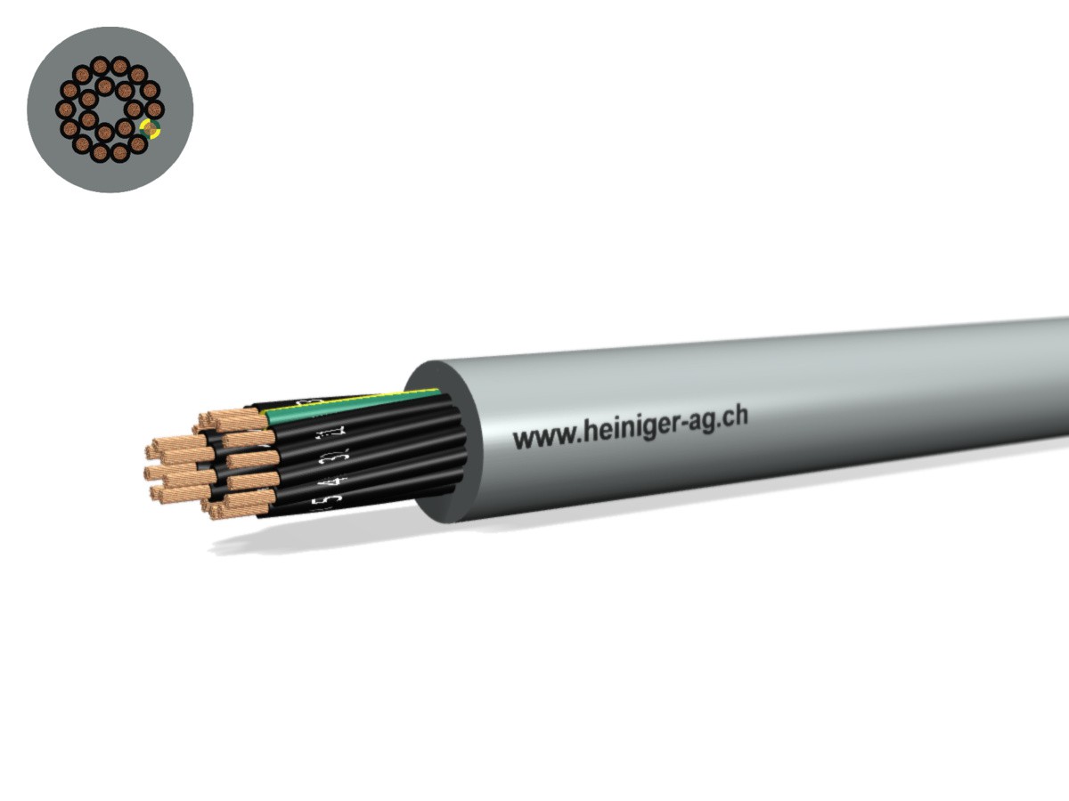 TT-flex Eca PVC 21x1.00 JZ num gr - 300/500V