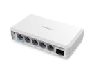 EnGenius EXT1106, Managed Switch - 1x1000T PoE++ in / 4x1000 non-PoE out