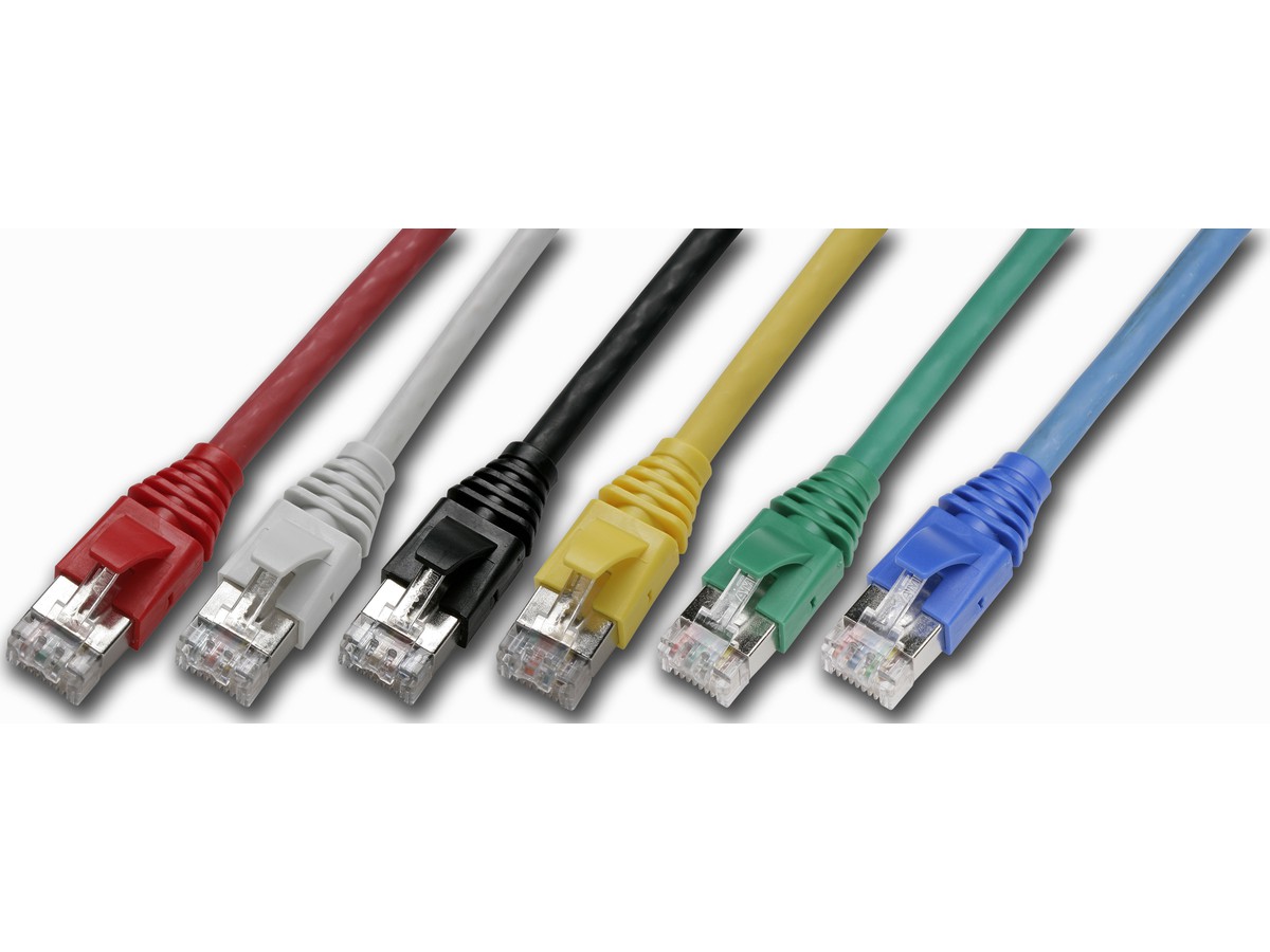 H-LINE Patch 4P S/UTP CROSS RJ45 2.0m - Cat.5e câble/capot TLP sans-hal rouge