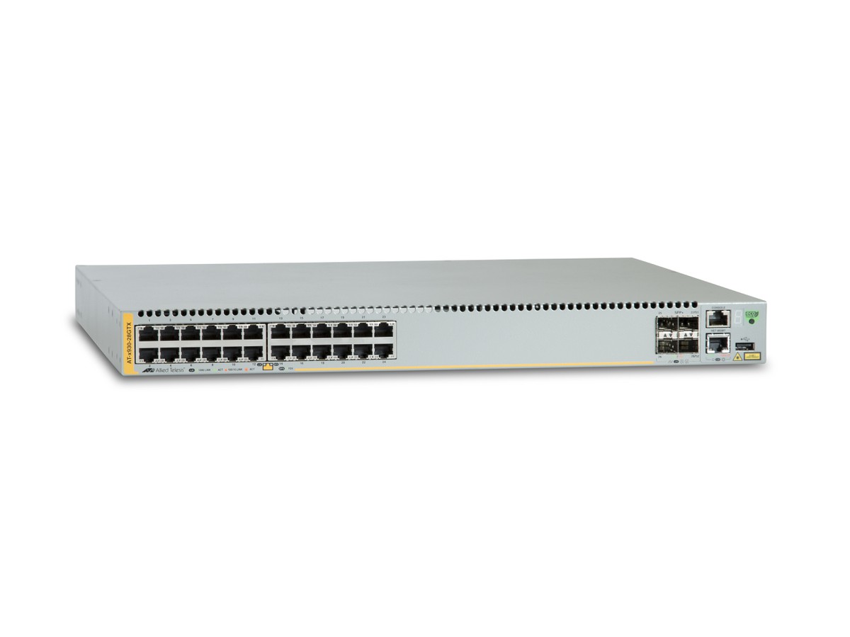 AT-x930-28GTX, 24x10/100/1000T+ - 4x 1000/10'000 SFP, Switch L3+