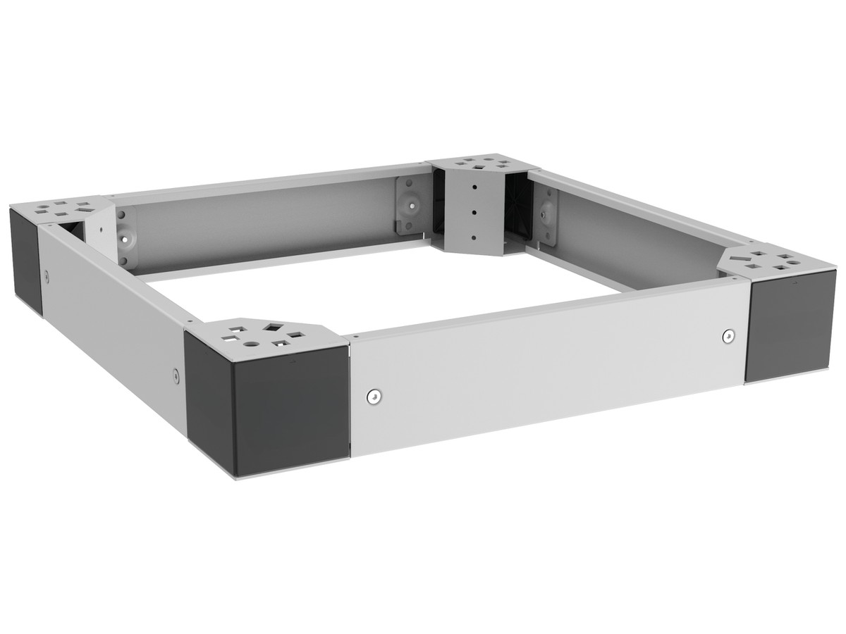 H-Rack Sockel H100xB600xT600 - RAL7035