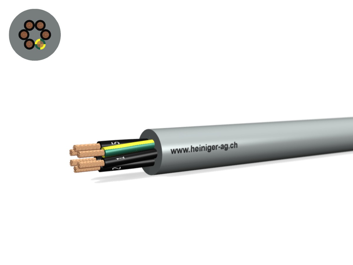 TT-flex Eca PVC 6x0.75 JZ num gr - 300/500V