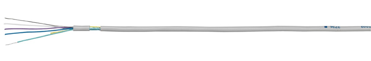 U72 Cca hal-frei (St) 2x4x0.8 gr - Installationskabel T+T abgeschirmt