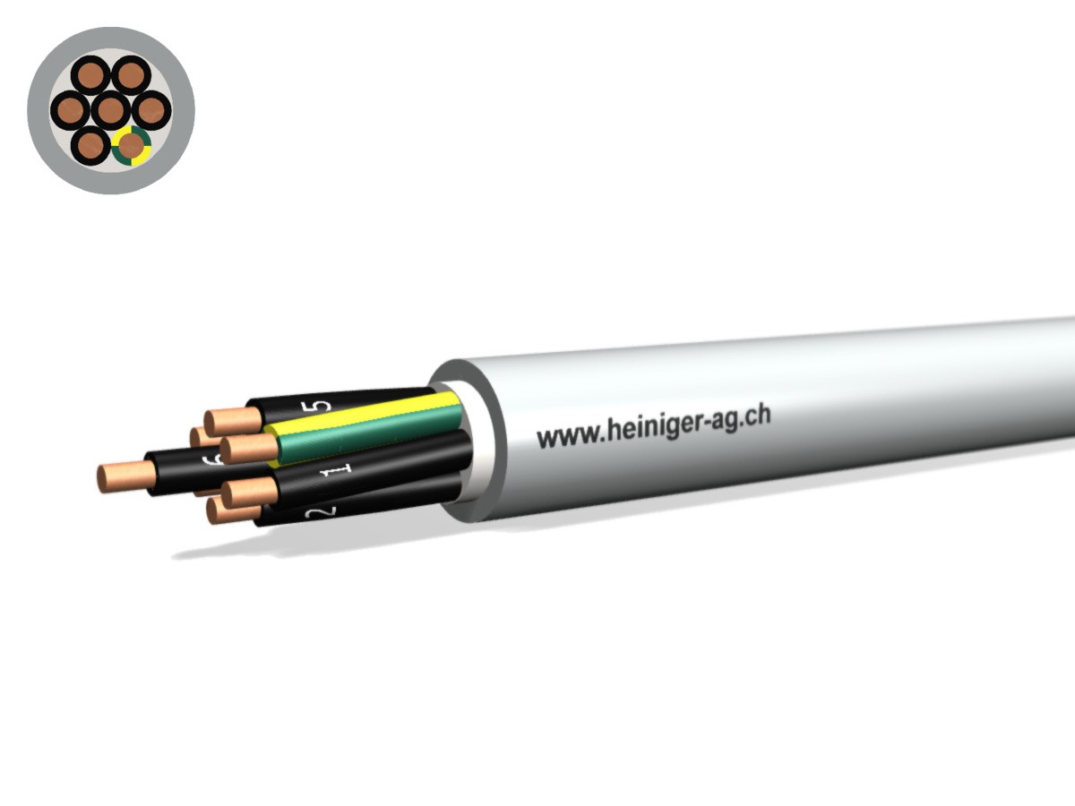 FE05C câble Cca san-hal 7x4 LPE gr - 0.6/1kV 90°C EN50399