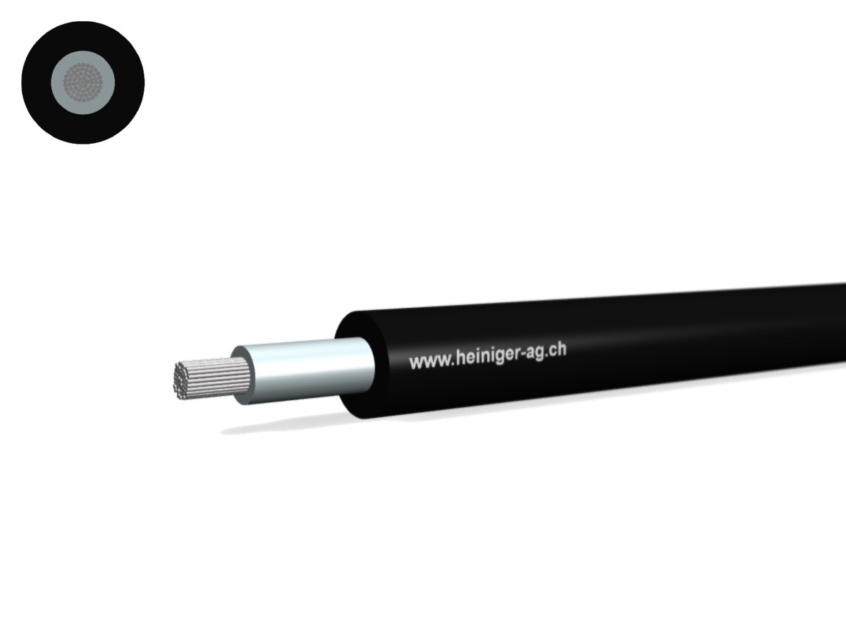 Cond. isolation caoutchouc san-hal 1x4 - Eca NSHXAFÖ nr 80°C 1.8/3kV