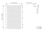 DIN A4 Beschriftungsbogen, perforiert - 14,4x8,8mm / für Rangierfeld 6037010/20