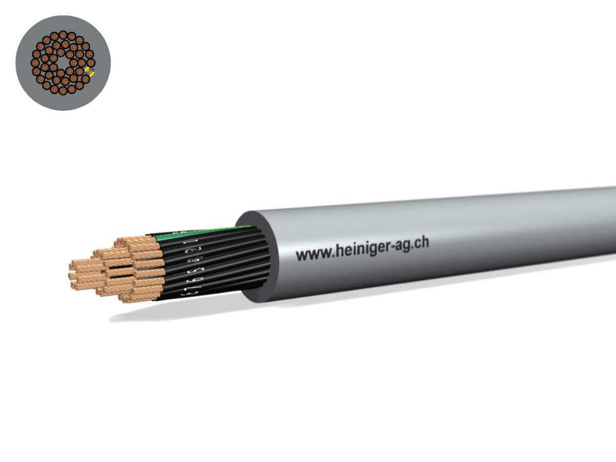 TT-flex Eca PVC 40x0.50 JZ num gr - 300/500V