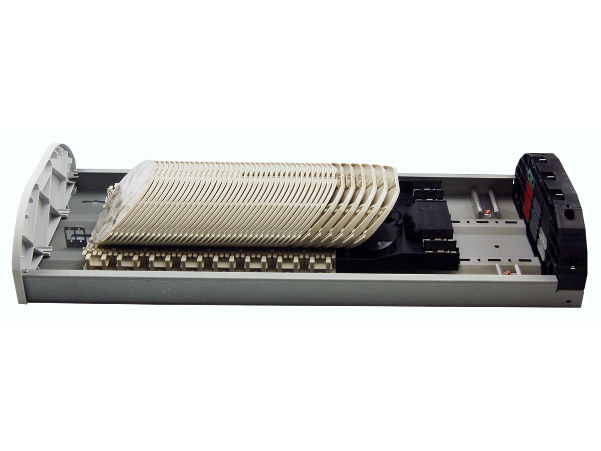 H-BEP jusqu'à 72U, introd. en haut, vide - cond. câble+module fibre, L250xH760xP100