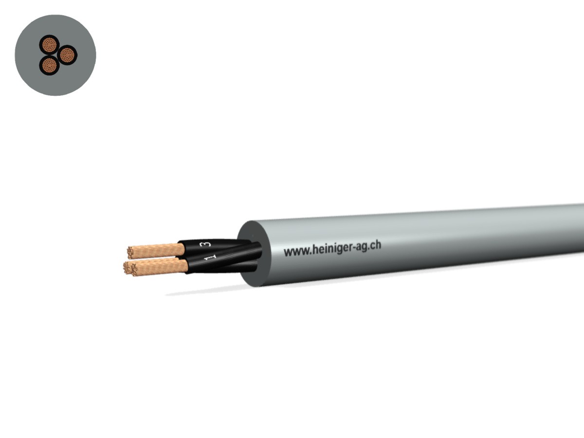 TT-flex Eca PVC 3x0.50 OZ num 1-3 gr - 300/500V