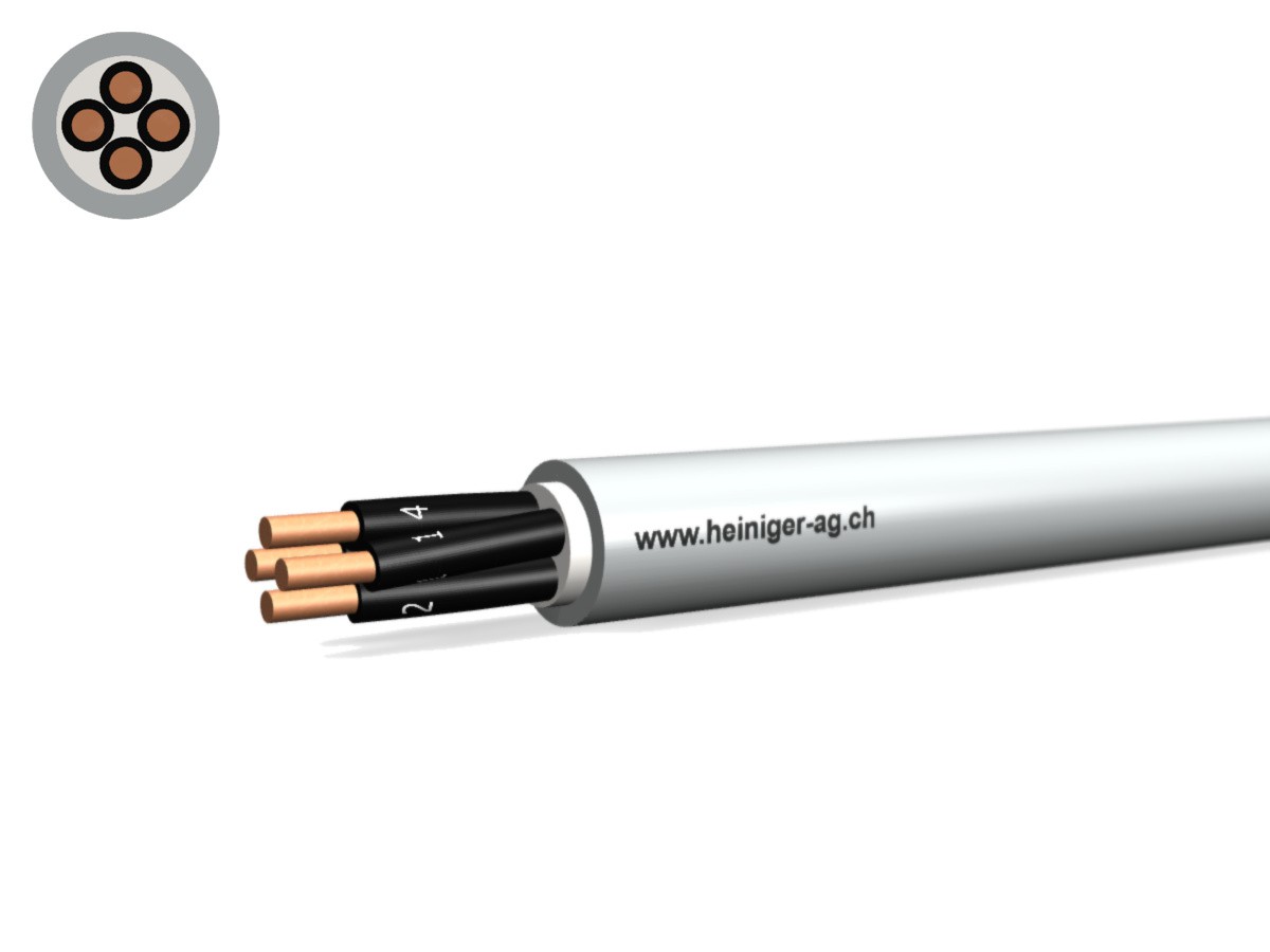 Câble FE0D Dca san-hal 4x1.50 4L num - non propag. de flamme grc 0.6/1kV