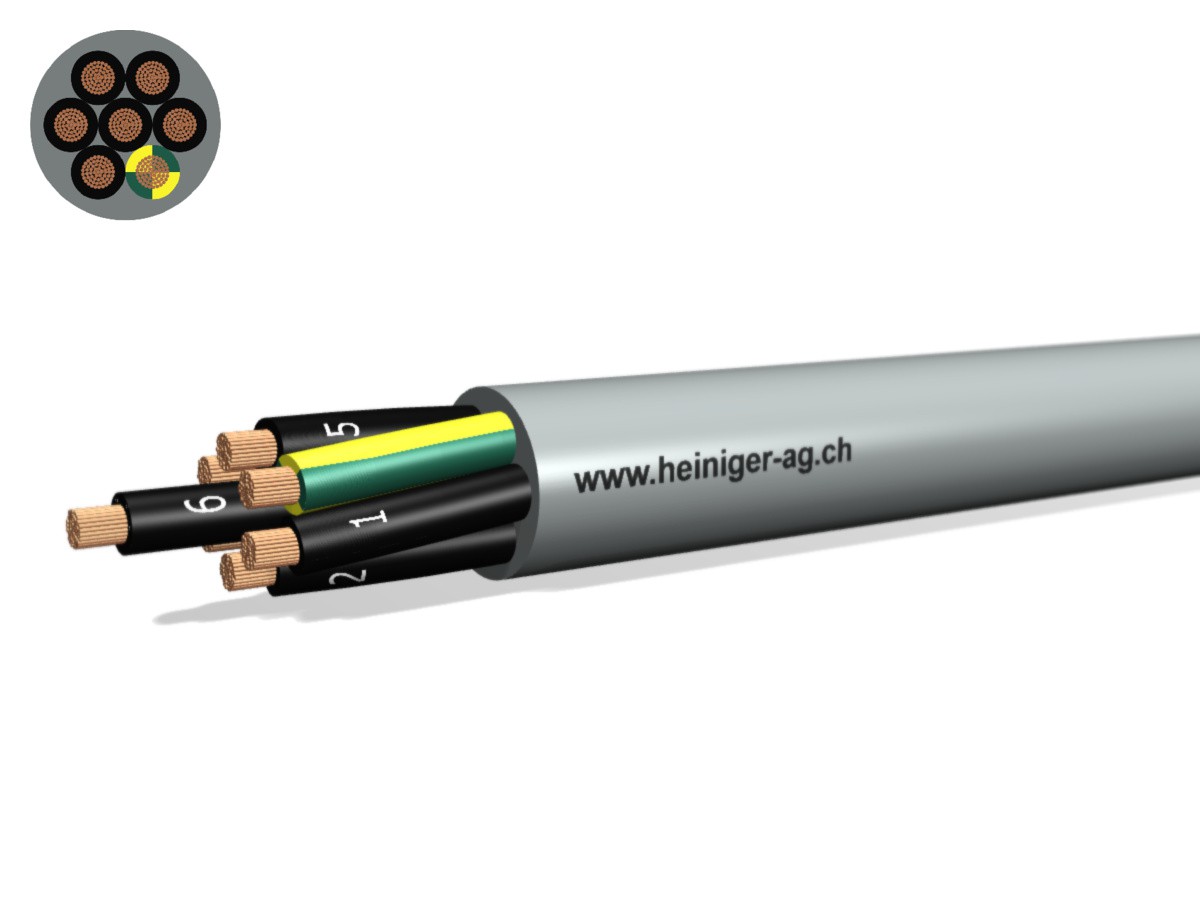 TT-flex Eca PVC 7x10 JZ num gr - 300/500V