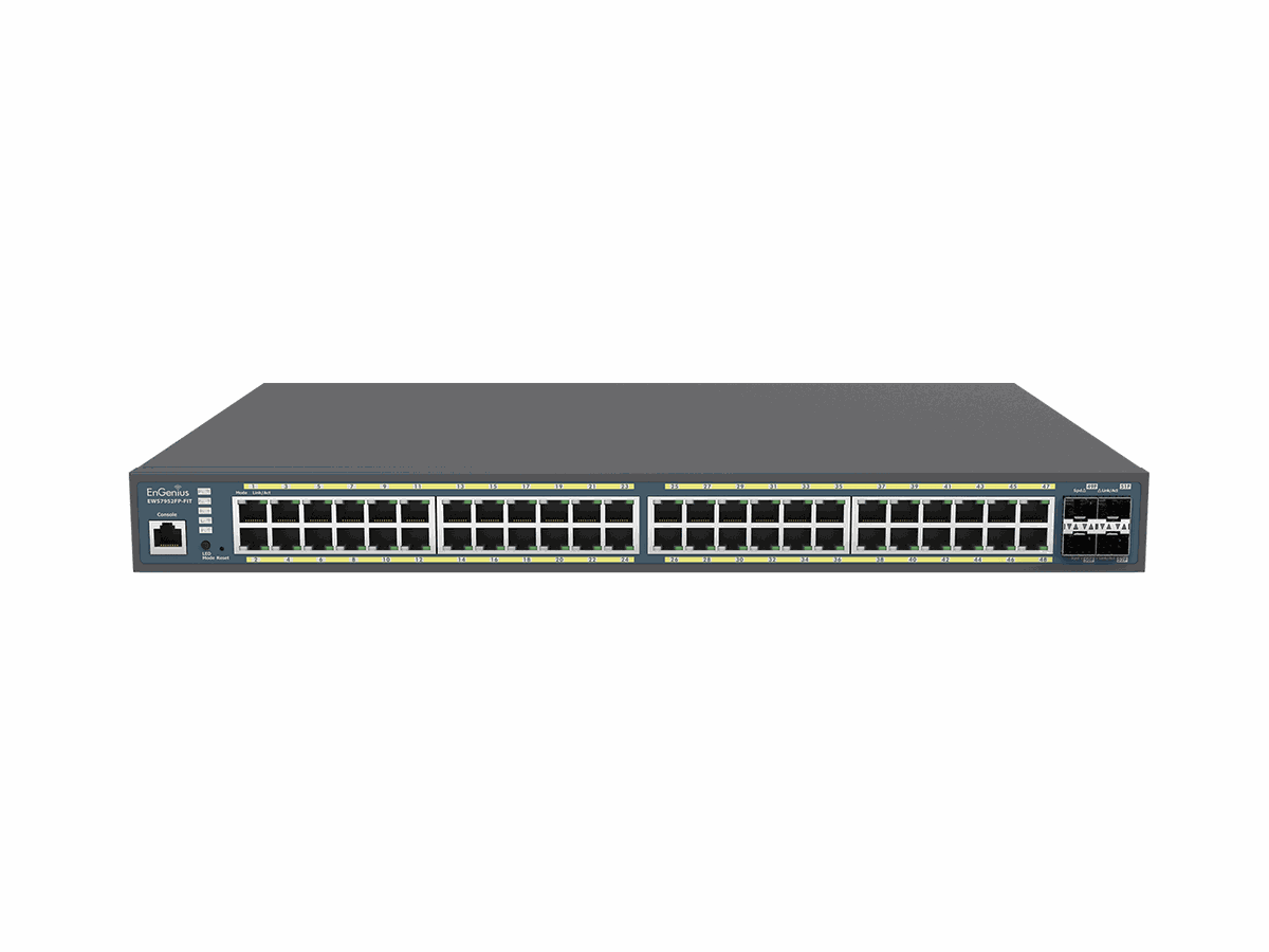 EnGenius EWS7952FP-FIT - Switch, PoE+, 48x1000T + 4xSFP, 740W