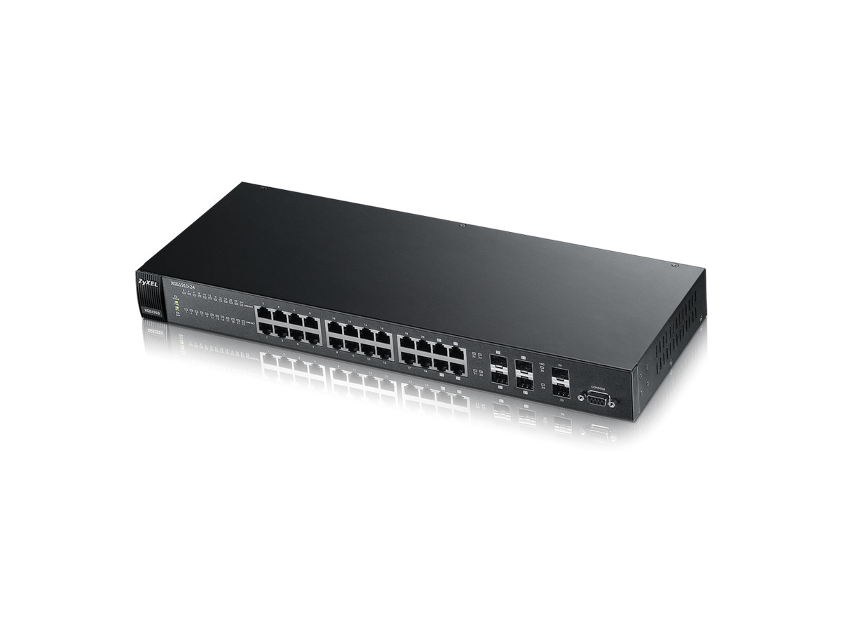 ZyXEL GS1910-24, Smart-Mng. Switch - 20x10/100/1000 + 4xSFP-Combo