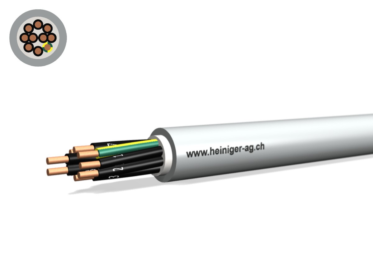 Câble FE0D Dca san-hal 10x1.50 LPE - non propag. de flamme grc 0.6/1kV