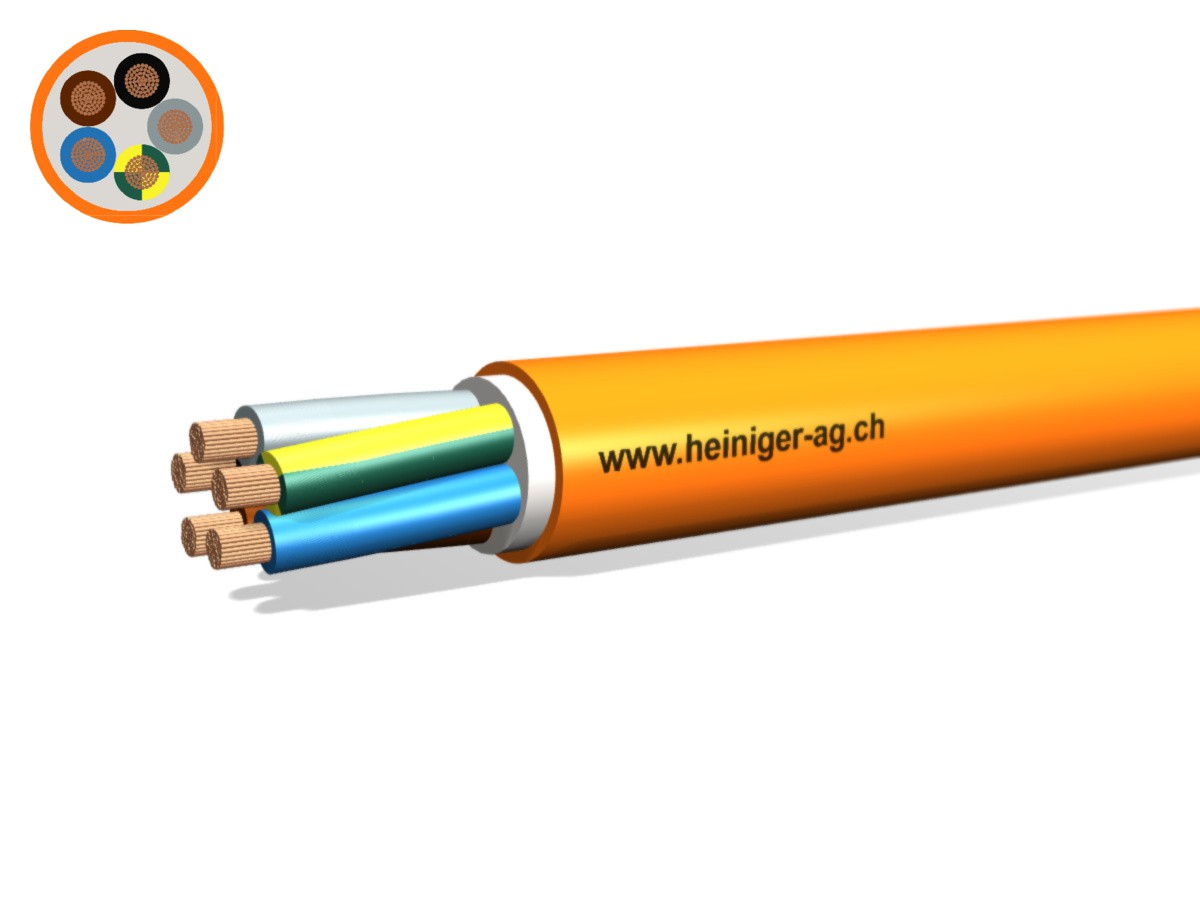 Câble EPR-PUR 5G25 LNPE or S1BQ-F - 0.6/1kV HD 308 S2