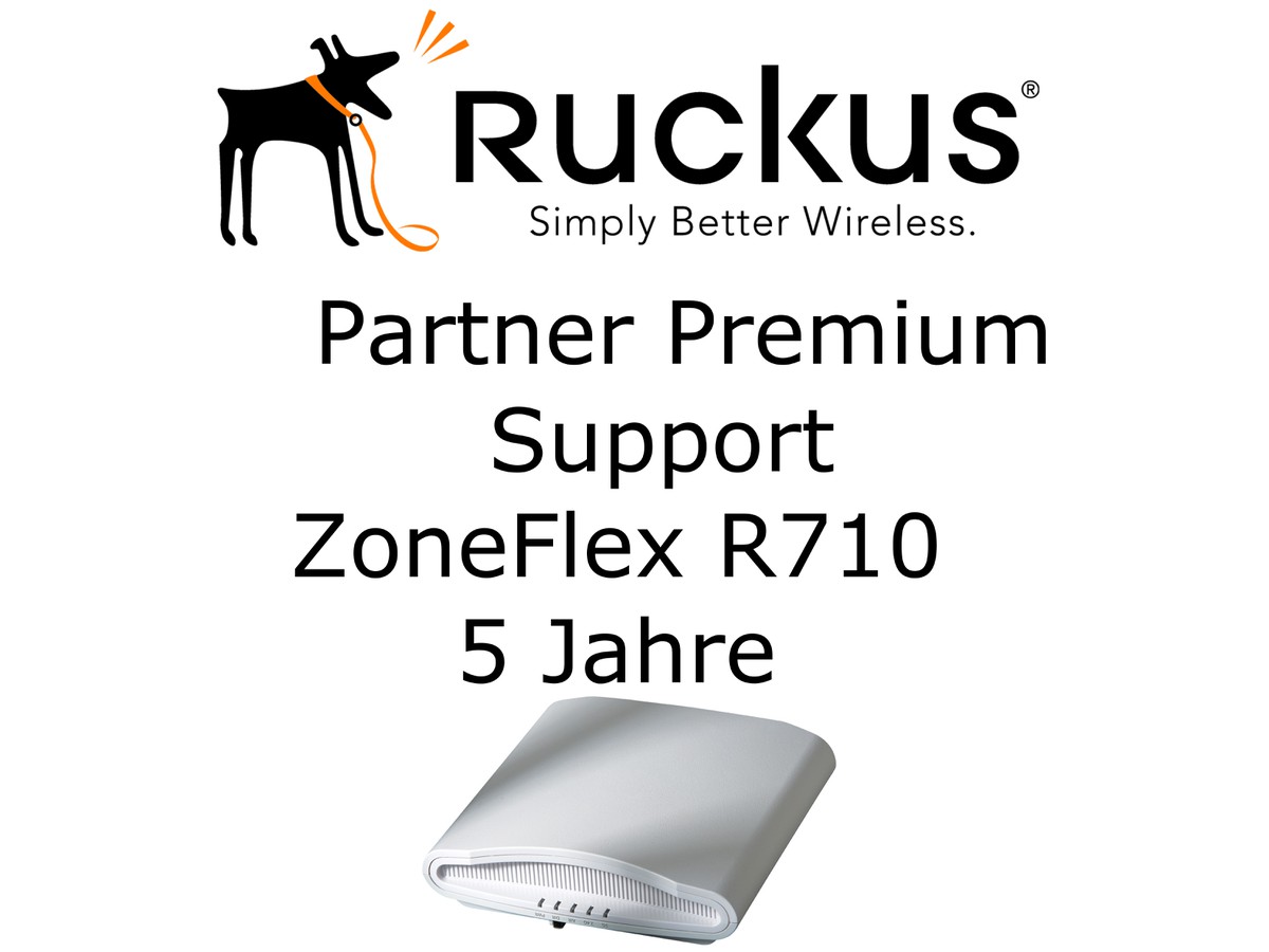 Ruckus Partner Premium Support ZoneFlex - R710, 5 ans