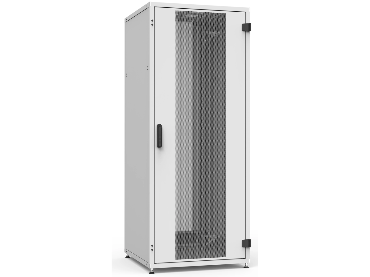 H-Rack 19" H2000xB800xT800 42HE - Lochblech-Lochblech Türen, Komplett