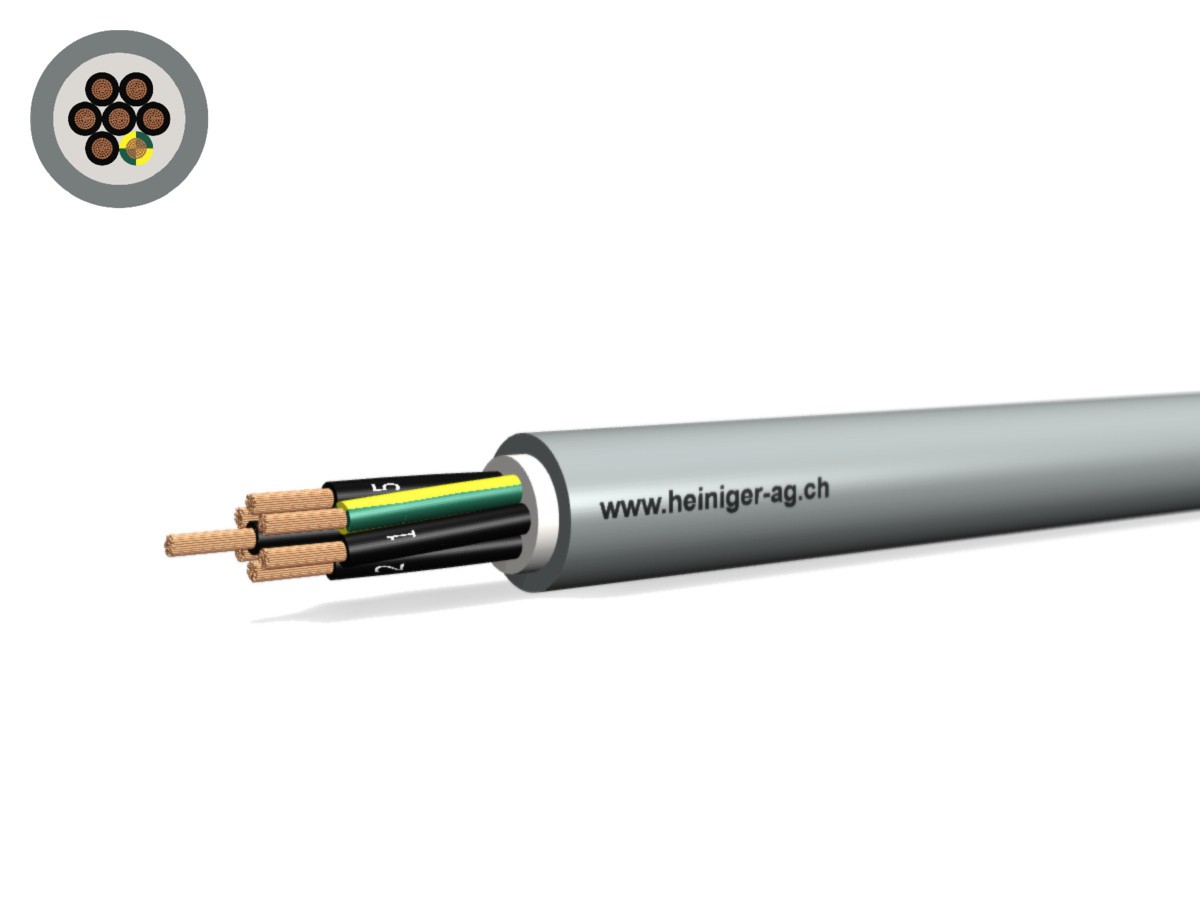 PVC-PUR Kabel 7x0.75 JZ num gr - 300/500V