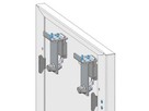 H-LINE M Seitenwand belüftet H2000xT800 - Schnellverschluss mit Innenverriegelung