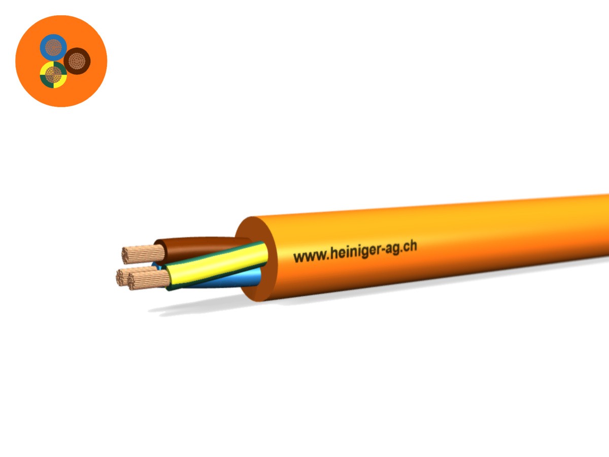 Câble PUR-PUR Fca 3x2.50 LNPE or N1QQ-F - 0.6/1kV HD 308 S2